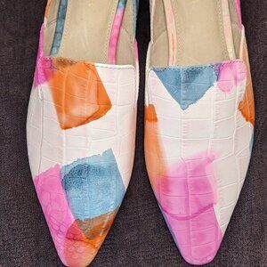 Cecelia New York Flew multicolor flats size 8.5